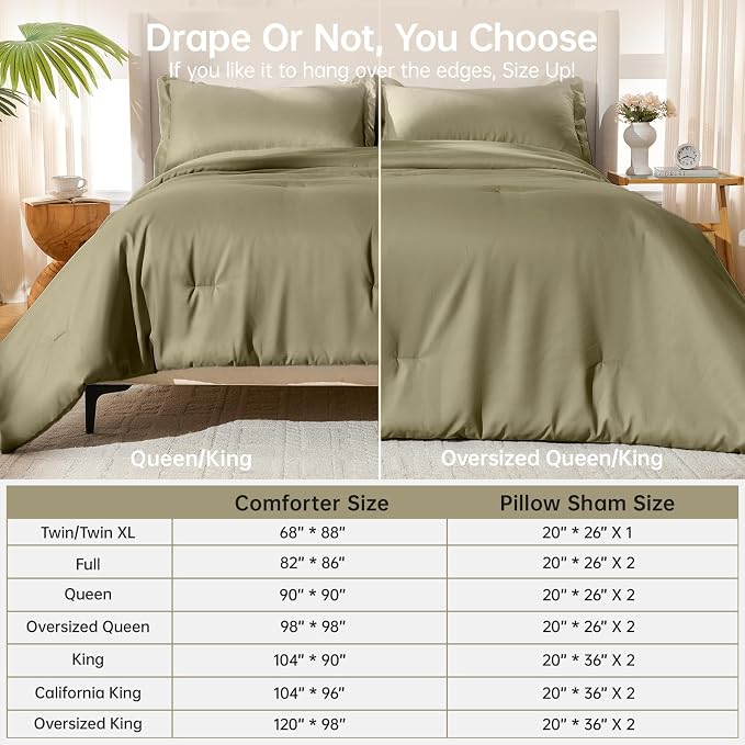 MUXHOMO Queen Comforter Set, All Season Ultra Soft Down Alternative Bedding - Image 8