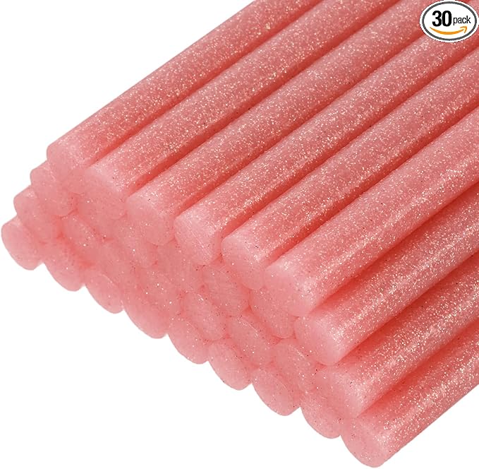 uxcell 30pcs Mini Hot Glue Gun Sticks 4-inch x 0.43-inch High Sticky Large Hot by uxcell