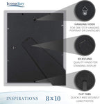 Icona Bay 8x10 Picture Frames, 6 Pack, Contemporary, Inspirations | These Icona - Image 4