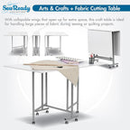 Sew Ready Folding Craft & Cutting Standing Table - Image 5
