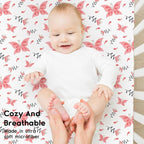 Yoofoss Baby Crib Sheets for Boys Girls, Fitted Crib Sheet 2 Pack for Standard - Image 4