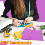 Jtnohx Color Felt, 1 Square Yard Felt Fabric, 1.4mm Thickness Flexible Craft - Image 6