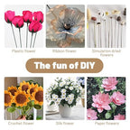 80Pcs Floral Wire, 30cm/11.8in Length 3mm/0.12in Diameter Floral Stems - Image 5