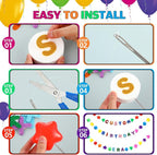 Simgoing DIY Giant Friendship Bracelet Garland Kit Customizable Party Banner - Image 4