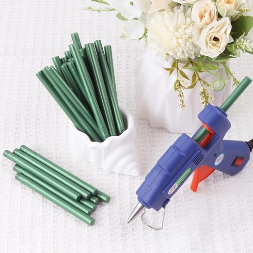 60pcs Wax Seal Sticks, Pine Green Sealing Wax Sticks, HOSEALING Glue Gun Wax - Image 5