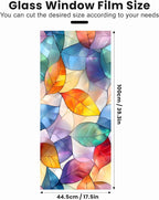 Stained Glass Window Privacy Film Static Cling - Image 2