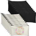 Legigo Blank Canvas Bag Zipper Pouch Makeup Bags Bulk by Legigo