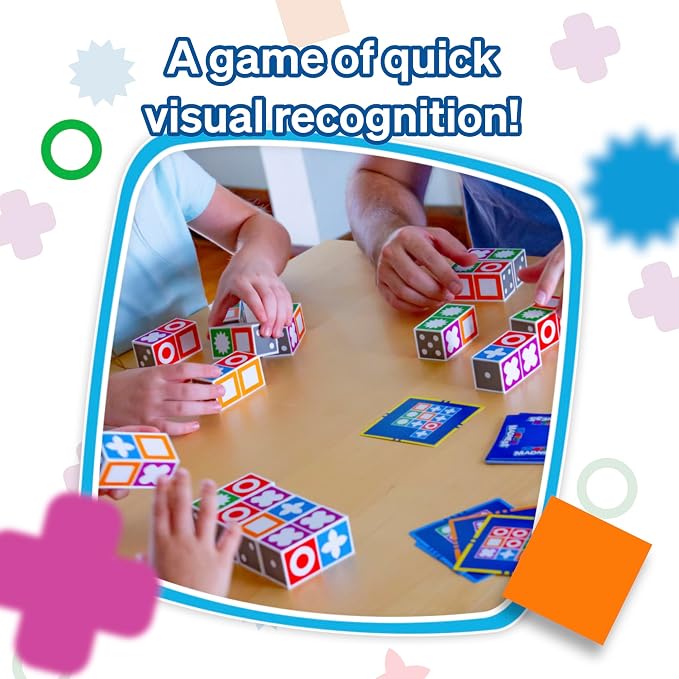 FoxMind Match Madness Board Game, Visual Recognition Matching Board Game - Image 3