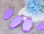 8PCS Motel Keychain Blank Hotel Key Tags Holder - Image 3