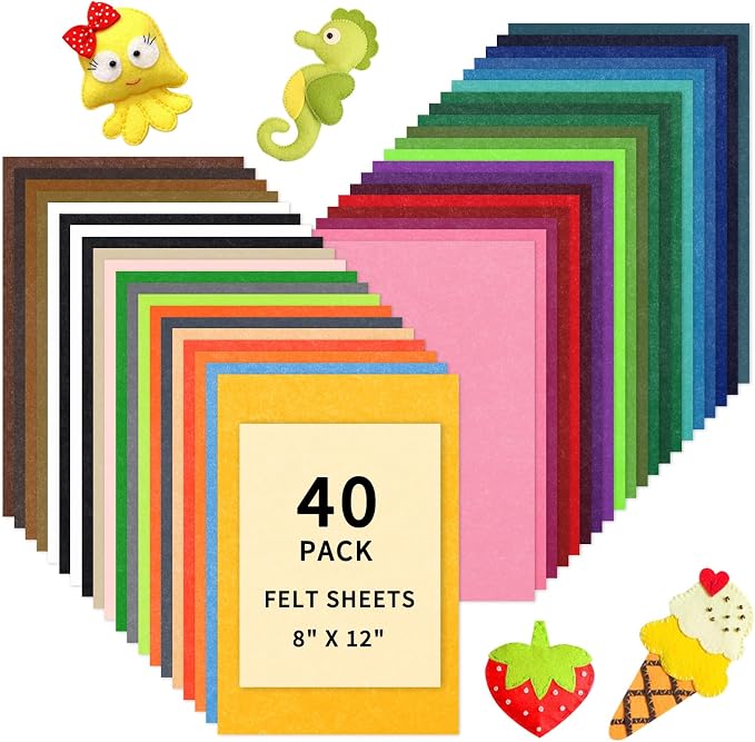HTVRONT Felt Sheets for Crafts by HTVRONT