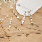 20 pcs Beadable Keychain Bar, DIY Blank Keychain Bar Detachable Key Chain - Image 5