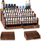OPHIR Paint Storage, Wooden Paint Organizer by OPHIR