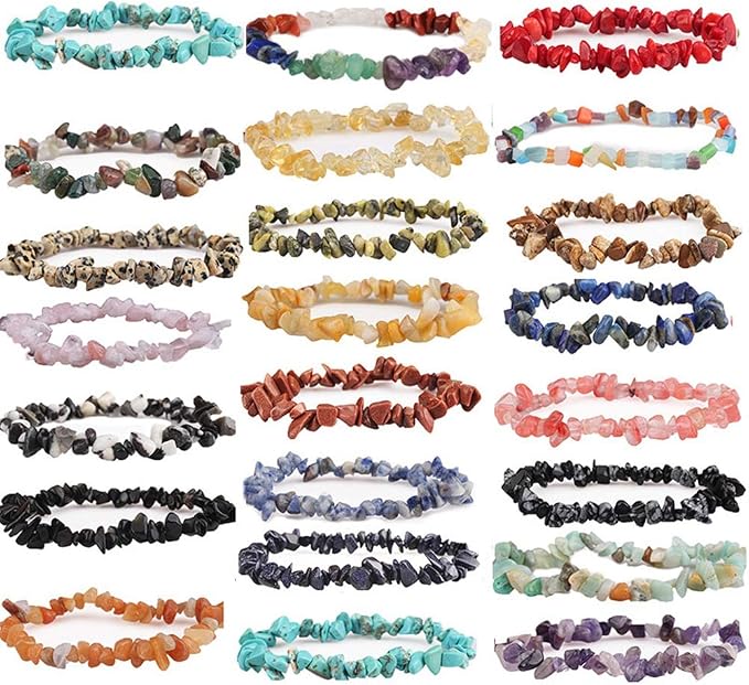 Natural Chip Stone Beads 5-8mm Ceramic Whiteware 400 Pieces Irregular Gemstones - Image 6