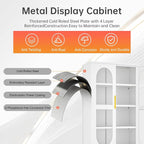 47"H Metal Display Cabinet - Image 8