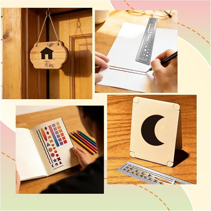 Metal Bookmark Ruler for Journals, Habit Tracker, Drawing Measuring Tools - Image 6