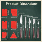 Palette Knife Set, Acrylic Painting & Cake Decorating - Image 2