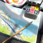 5x5 Handy Portable Handmade Cloth Fabric Hardcover Sewing Binding Travel - Image 5