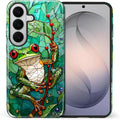 for Samsung Galaxy S26 Case, Frog Stained Glass Pattern Glossy 2 in 1 by Teonvpu