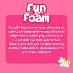 Skillmatics Foam Sticker Art Activity – Unicorns & Princesses - Image 6