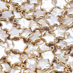 5 Pcs Natural Pearl Pendants Irregular Freshwater Pearl Pendant Charms - Image 3