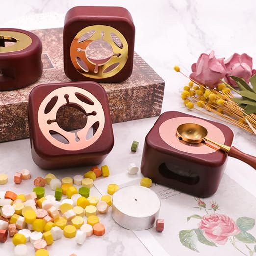 Pearl White Wax Seal Beads, ONWINPOR 300 Pieces Octagon Sealing Wax Beads - Image 2