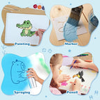 Marspark 66 Pcs Small Stencils for Crafts Reusable 3 Inch Stencils for Painting - Image 7