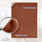 Adhesive Brown EVA Foam Sheets for Crafts, 2mm Thickness – Sticky Back Foam - Image 2