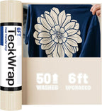 TECKWRAP Heat Transfer Vinyl for T-Shirts, 50+ Washes, REACH Certified & Dryer by TECKWRAP