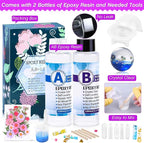219Pcs Resin Kit for Beginners, Thrilez Resin Mold Kit - Image 3