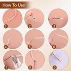 22PCS Punch Needle Tool Kit for Adults Beginners, Adjustable 9 Sizes Punch - Image 6