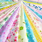 flic-flac 25pcs 12 x 12 inches Cotton Fabric Squares Quilting Sewing Floral - Image 4