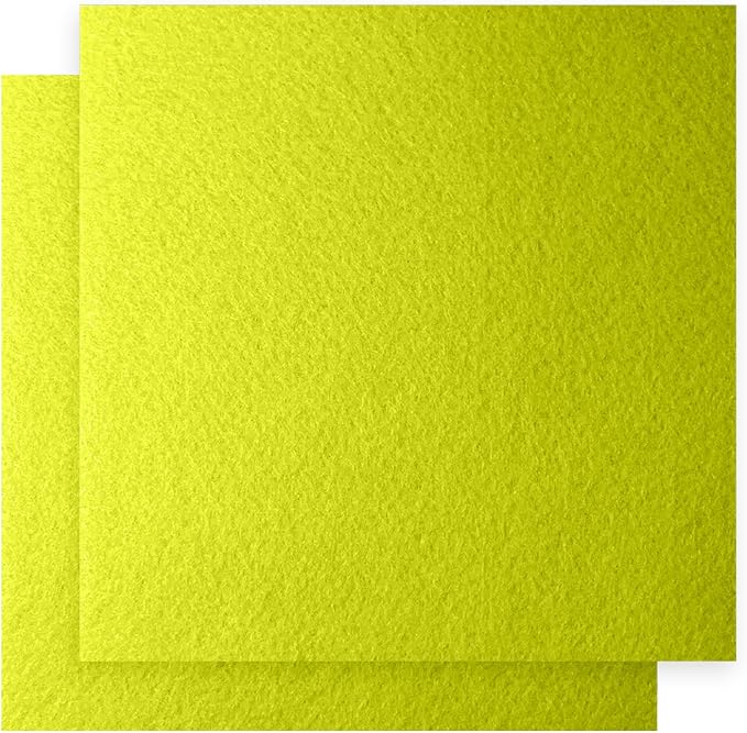 12" x 12" Felt Fabric Sheets for Crafts, Squares Felt Fabric Sheets, 1mm Thick by Unknown