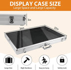 34"x22" Card Show Display Case, Portable Aluminum Trading Card Display Case - Image 2