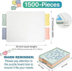 Playboda 1500 Pieces Rotating Plastic Puzzle Board - Image 2