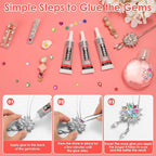 Anezus 900Pcs Jewels for Bedazzling - Image 6