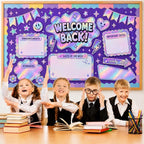 Purple Bulletin Board Roll Non-Woven Fabric Poster | Back to School Classroom - Image 7