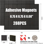 Adhesive Magnets Each 3/4" x 3/4", Office Essentials Supplies to Make Things - Image 6