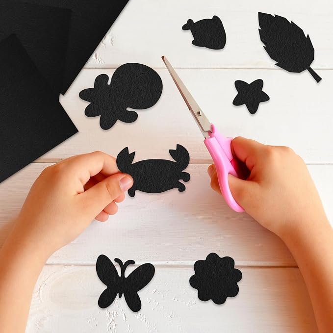 NACHLYNN 20Pcs Self Adhesive Felt Fabric Sheets 7"x11.5" /18x29cm Sticky Back - Image 3