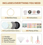 pindda Embroidery Kit for Beginners Adults, - Image 2