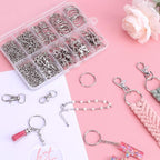 523PCS Keychain Making Kit, Keychain Making Supplies Including Keychains Clips - Image 7