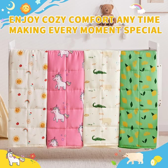 anfie Weighted Blanket Kids, Weighted Blanket Cooling Blanket - Image 6