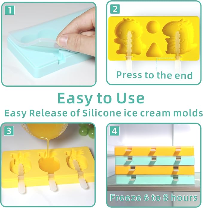Kids Cartoon Popsicle Molds - Image 3