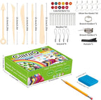 CiaraQ 24-Color Polymer Clay Oven Bake Modeling Kit | 5 sculpting tools - Image 3