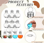 Bokon 25 Pack 1oz Mini Plastic Potion Bottles - Image 4