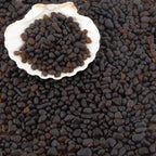 QEQEKAKA Sea Glass Stones for Crafts About 1LB Dark Brown Glass Pebbles - Image 5