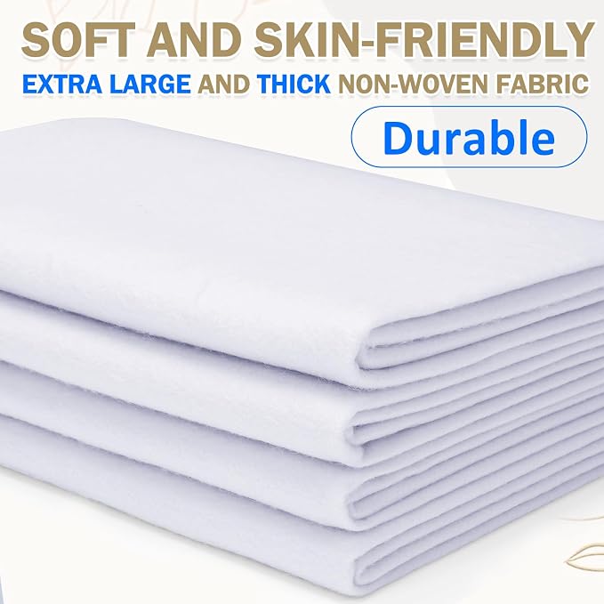 XSEINO Ice White Large Felt Fabric 72" X 36 ", 1.4 mm Thick Soft Felt Fabric - Image 6