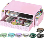 Spacrea Desk Organizer and Accessories, Computer Monitor Stand Riser by Spacrea