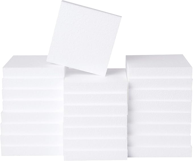Silverlake 6x6x1 Craft Foam Squares by SilverlakeCraftFoam