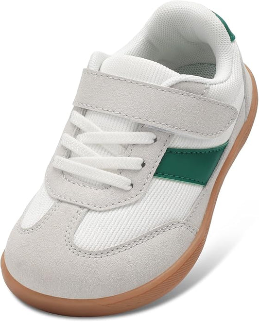 Toddler Wide Toe Box Shoes Zero Drop Minimalist Sneakers for Toddler/Little Kid Barefoot Slip on Tennis Shoes for Kids Boys Girls