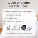 Bambaw 100% Viscose Derived from Bamboo Sheets Full Size Set – 4pcs Cooling - Image 6